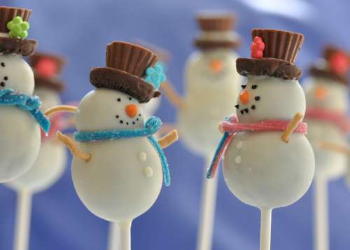 My Little Snowman - cake pop mould - Click Image to Close